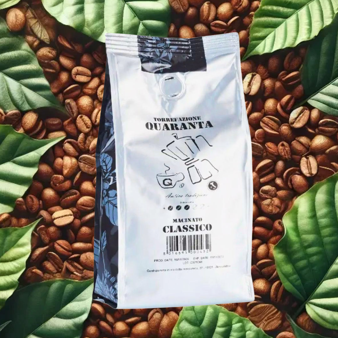 Quaranta Caffè „Classic“ gemahlen