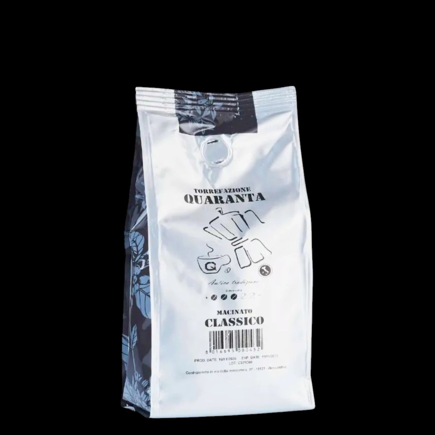 Quaranta Caffè „Classic“ gemahlen