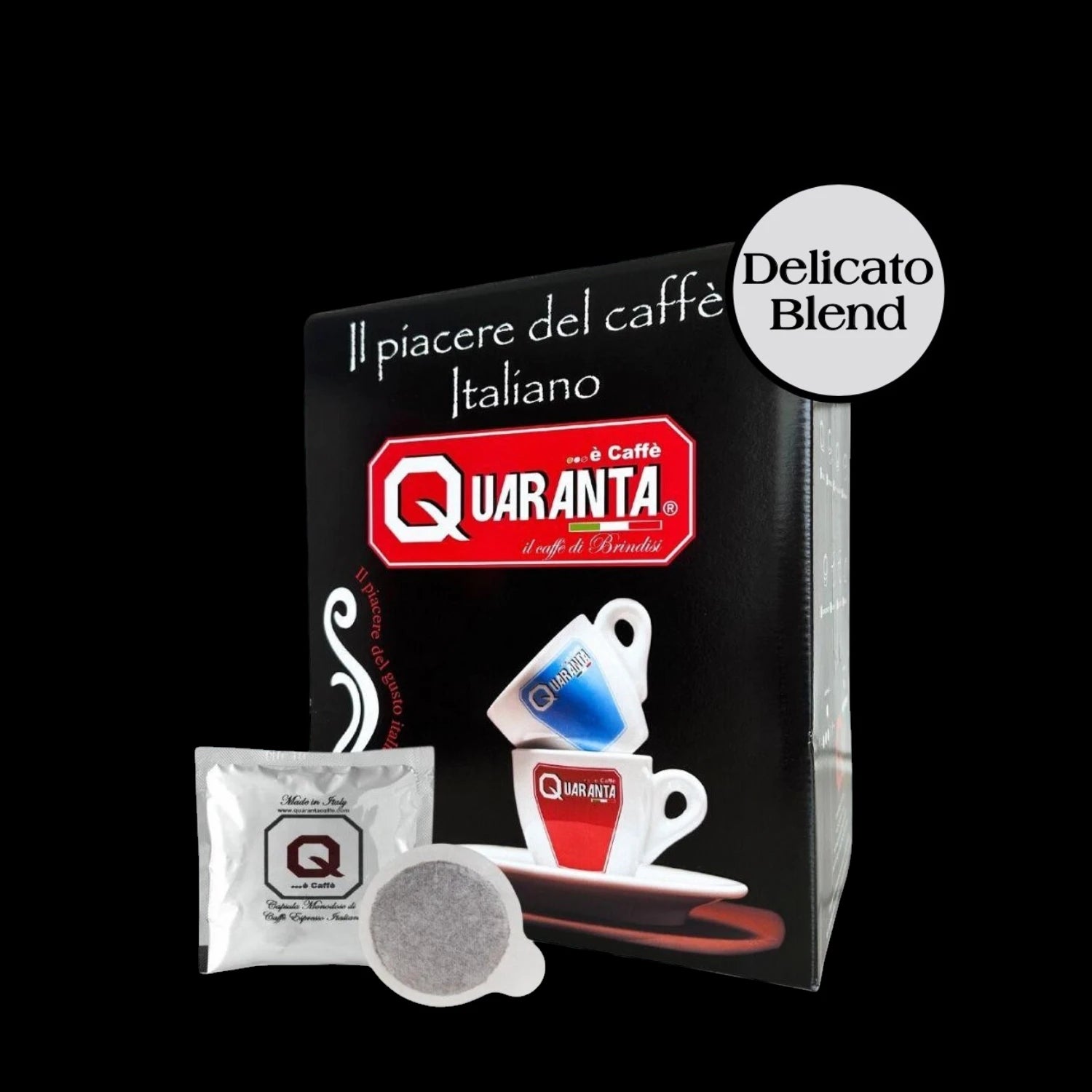 Quaranta Caffè „Delicato“ E.S.E. Pads
