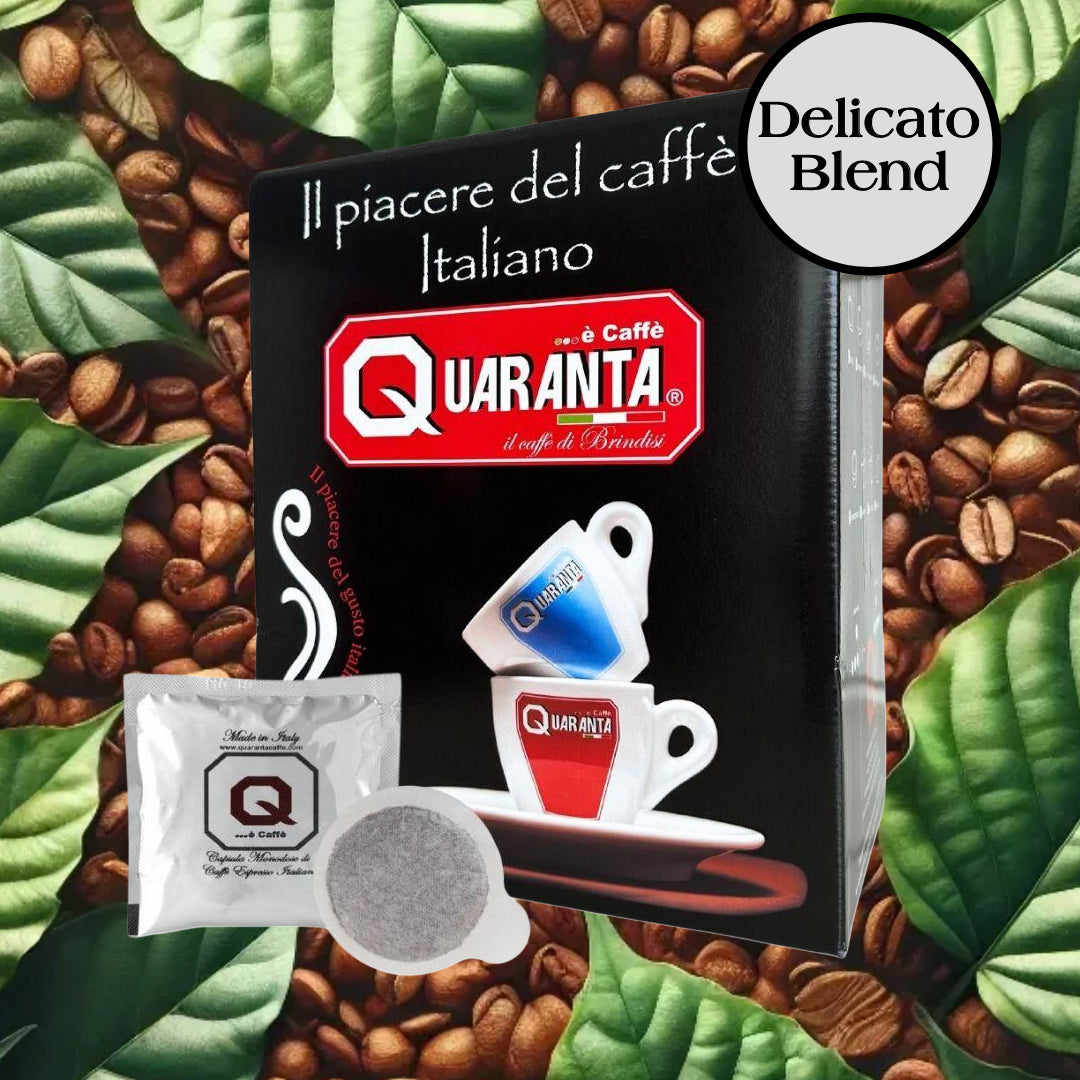 Quaranta Caffè „Delicato“ Pads