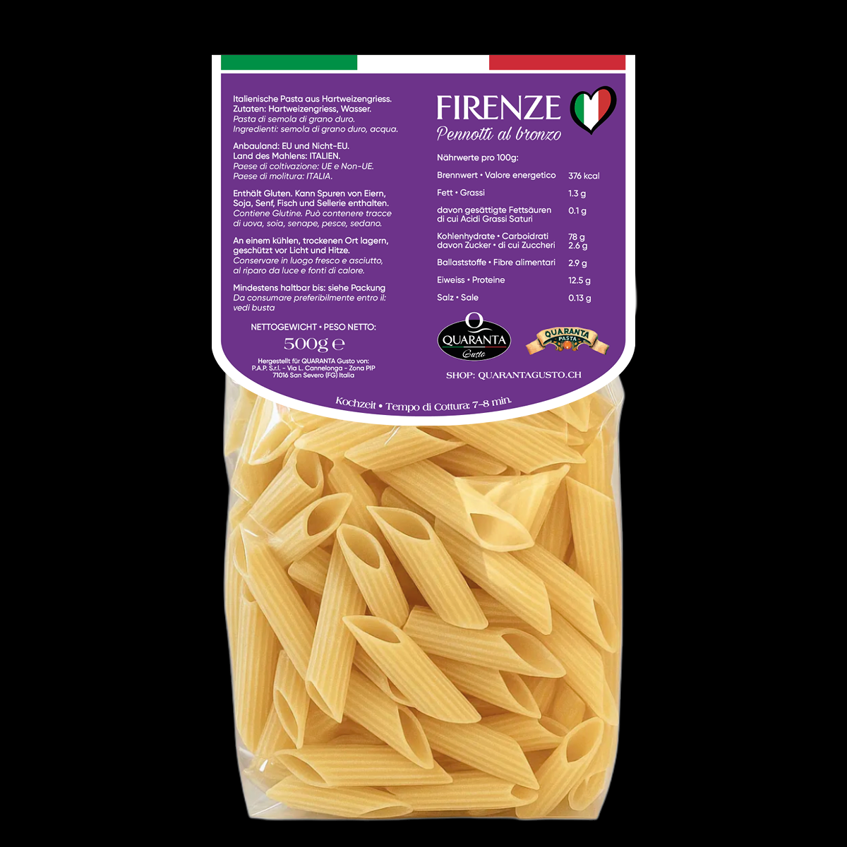 Quaranta Pasta „Firenze“ Pennotti Al Bronzo