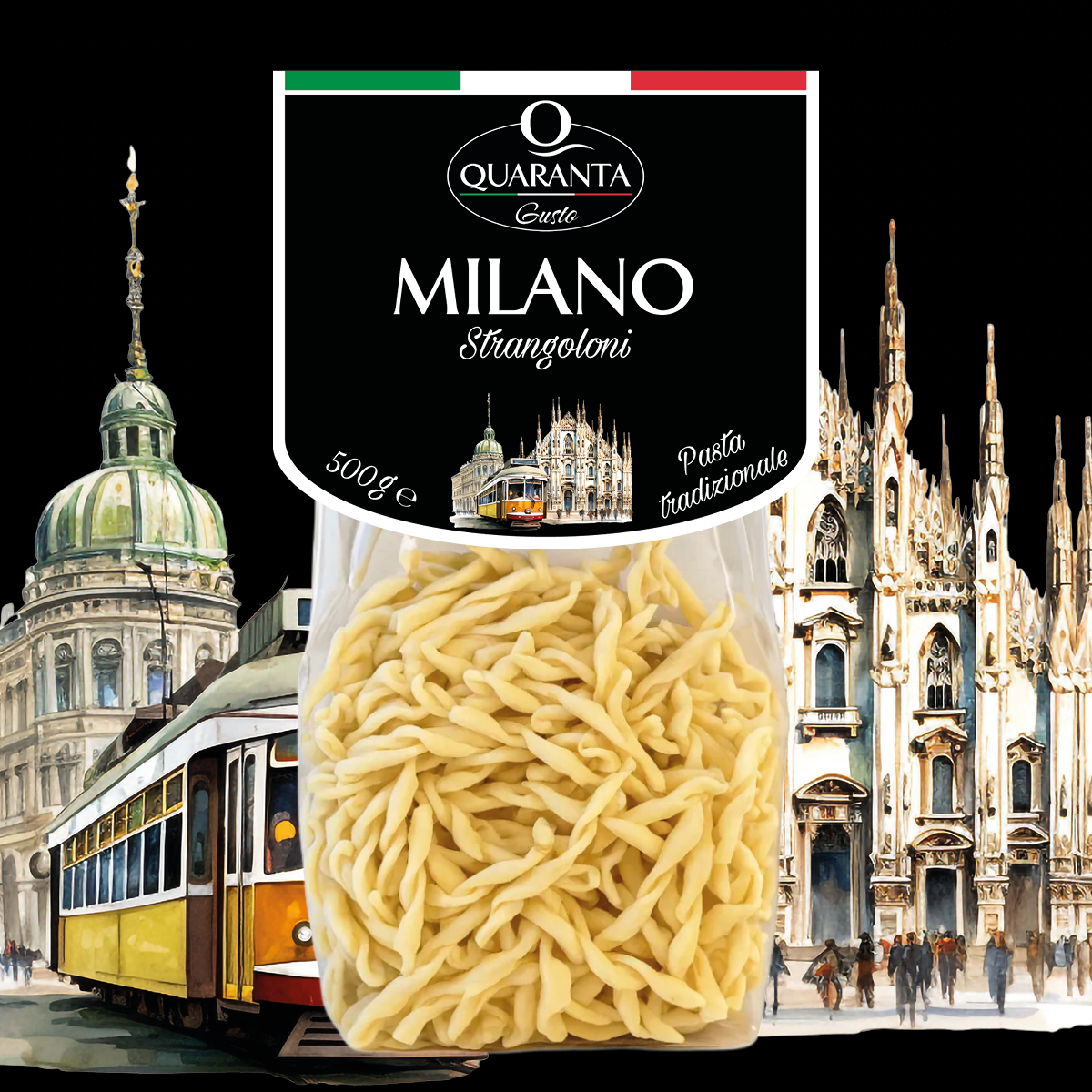 Quaranta Pasta „Milano“ Strangoloni Tradizionale