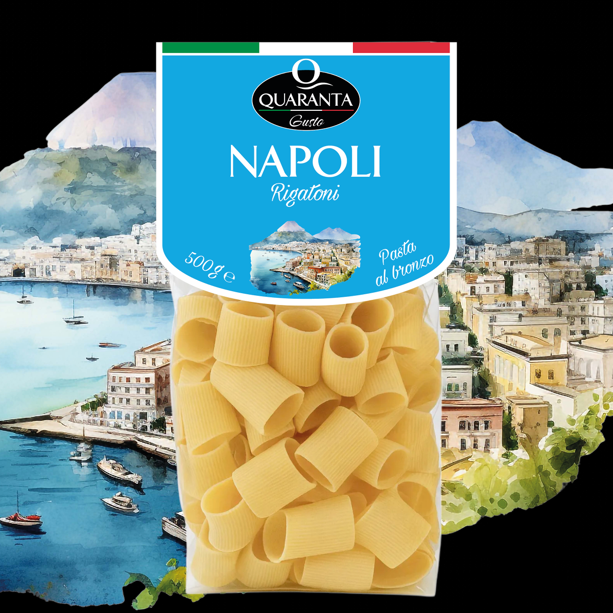 Quaranta Pasta „Napoli“ Rigatoni Al Bronzo