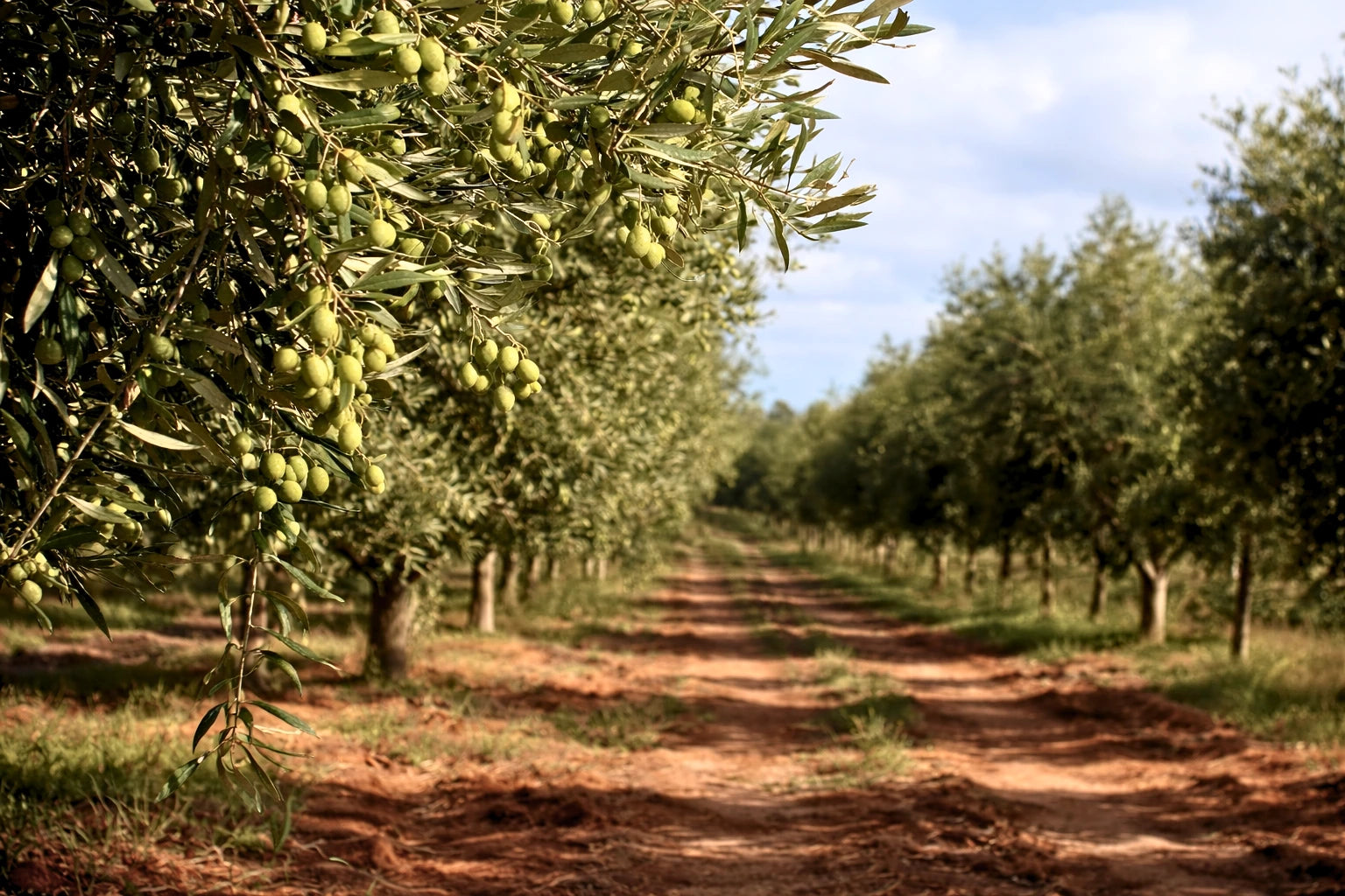 Nachhaltig bewirtschaftete Olivenhaine in Alghero im Nordwesten Sardiniens