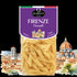 Quaranta Pasta Firenze – Pennotti al bronzo vor der Silhouette der Stadt Florenz (Vorderseite)
