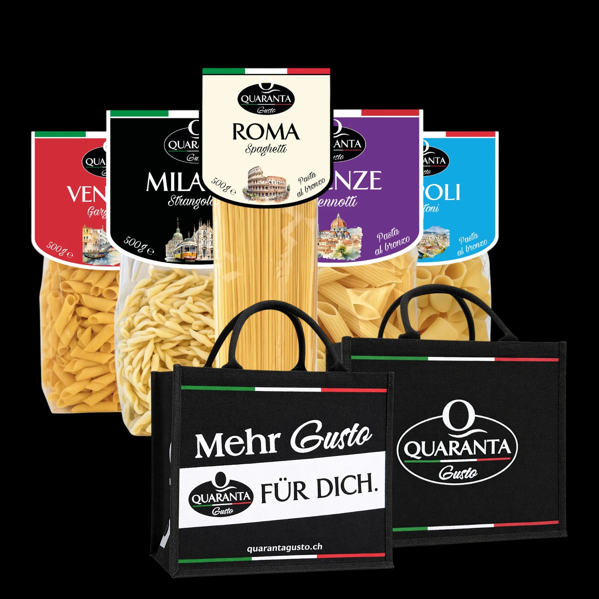 Quaranta Pasta Geschenkset „Città d’Italia”