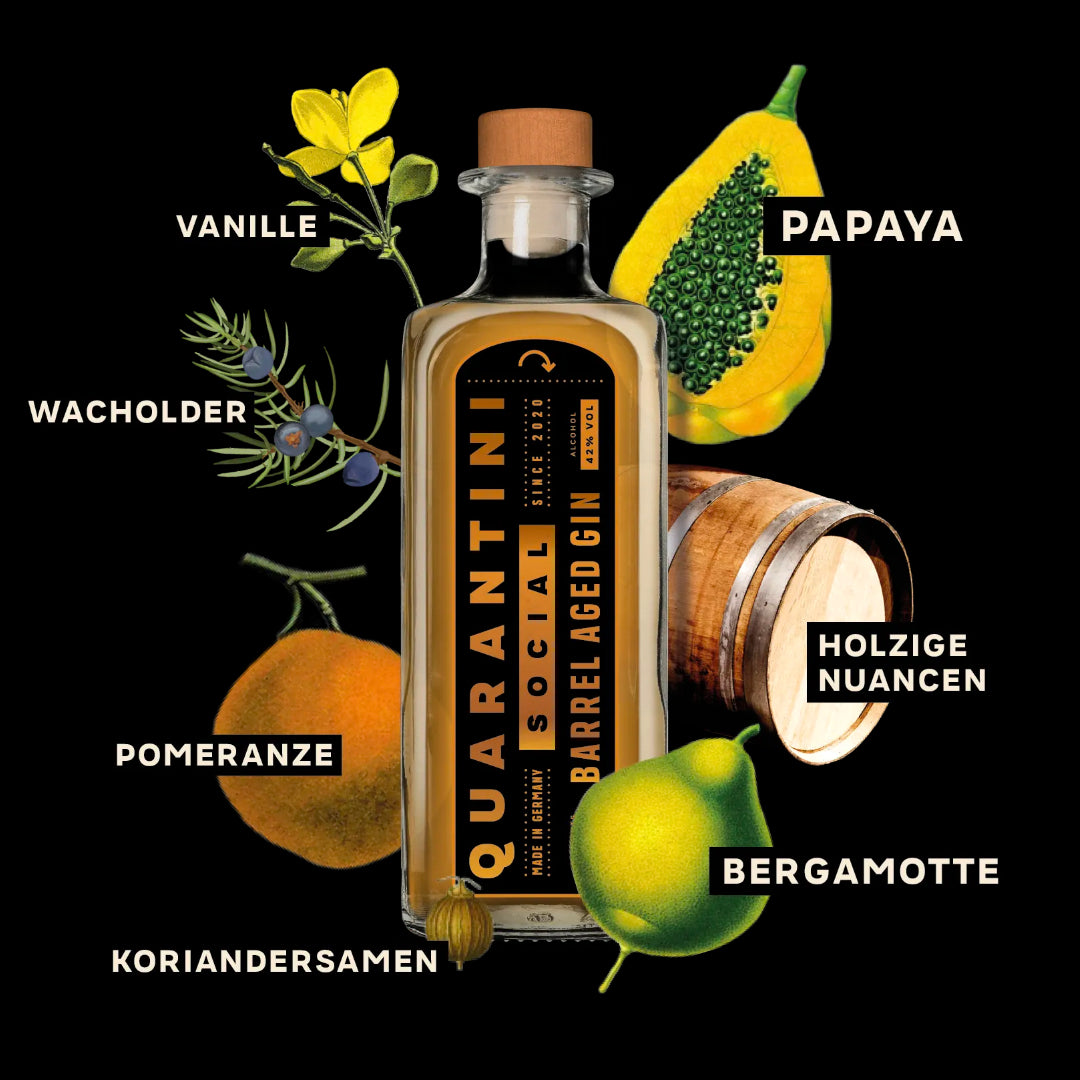 Quarantini „Barrel Aged Gin“