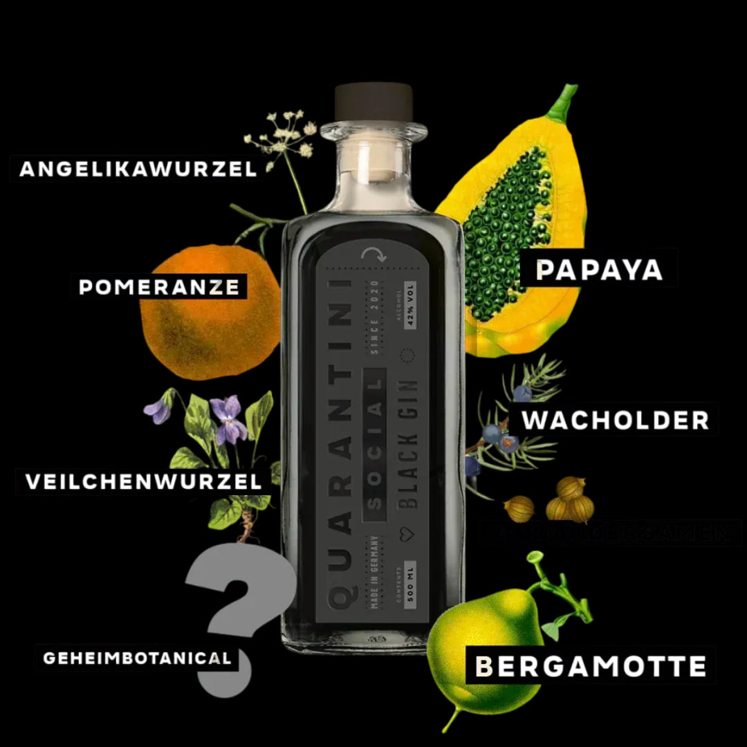 Quarantini „Black Gin“