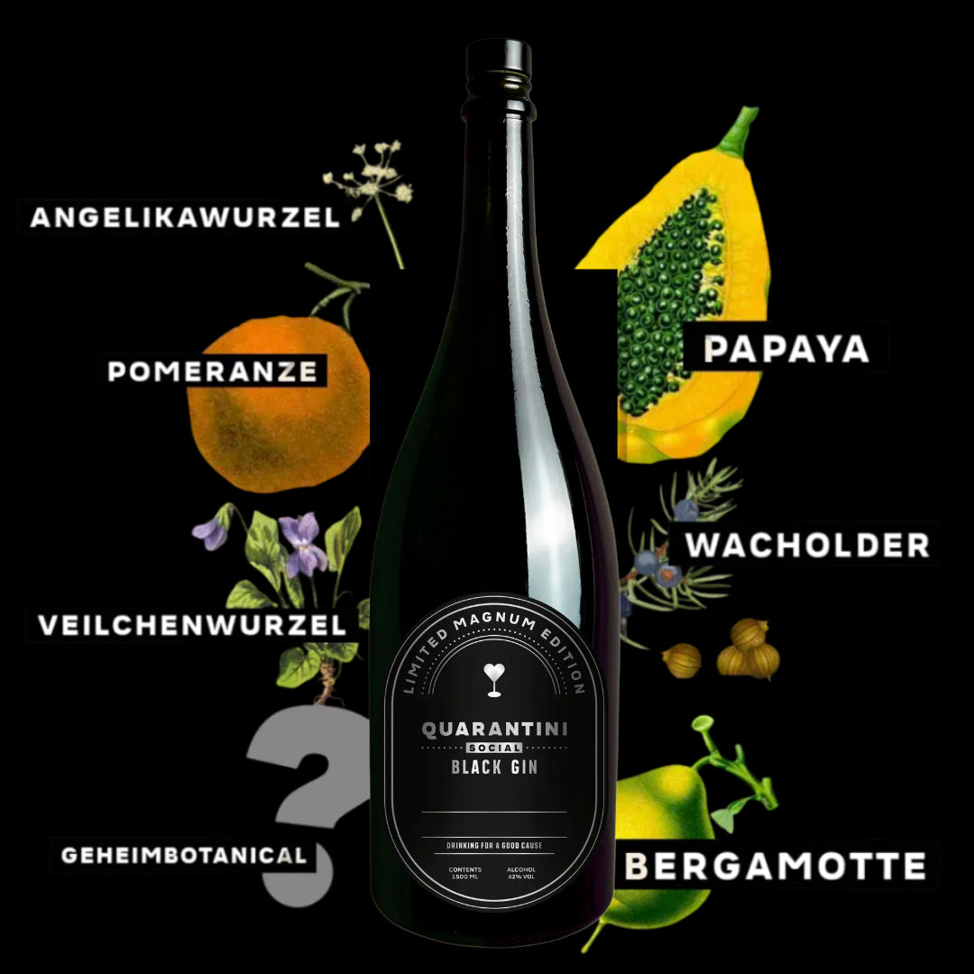 Quarantini „Black Gin“ – Limited Magnum Edition