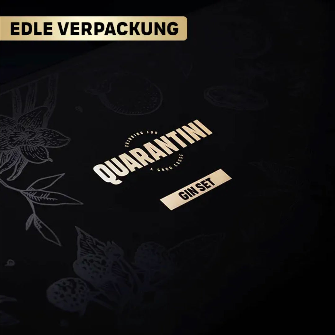 Quarantini Gin – Limited Edition Tasting Set mit 4 Minis
