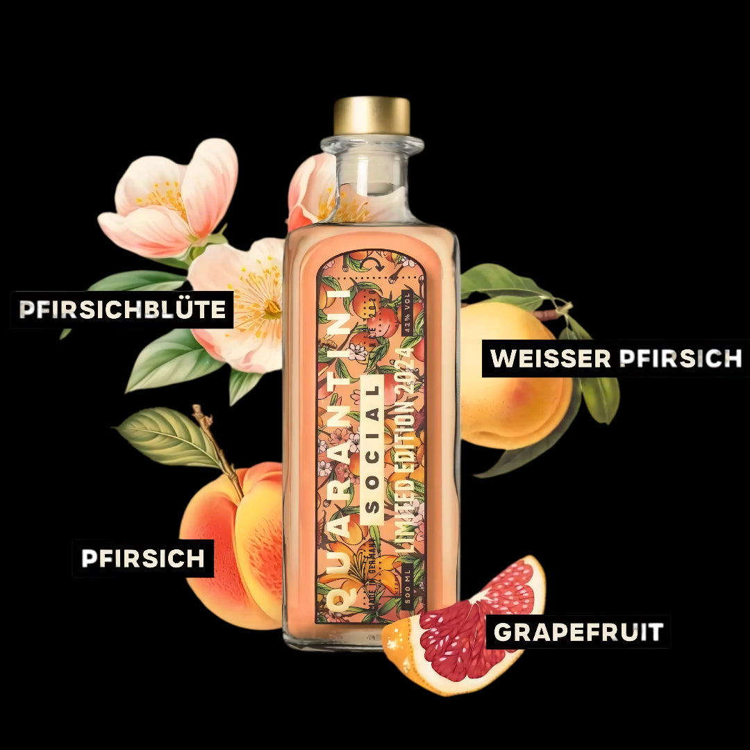 Quarantini „Peach Gin“ Limited Edition 2024