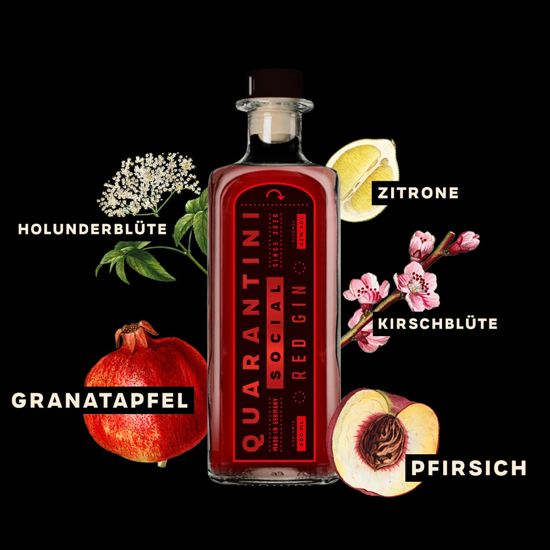 Quarantini „Red Gin“
