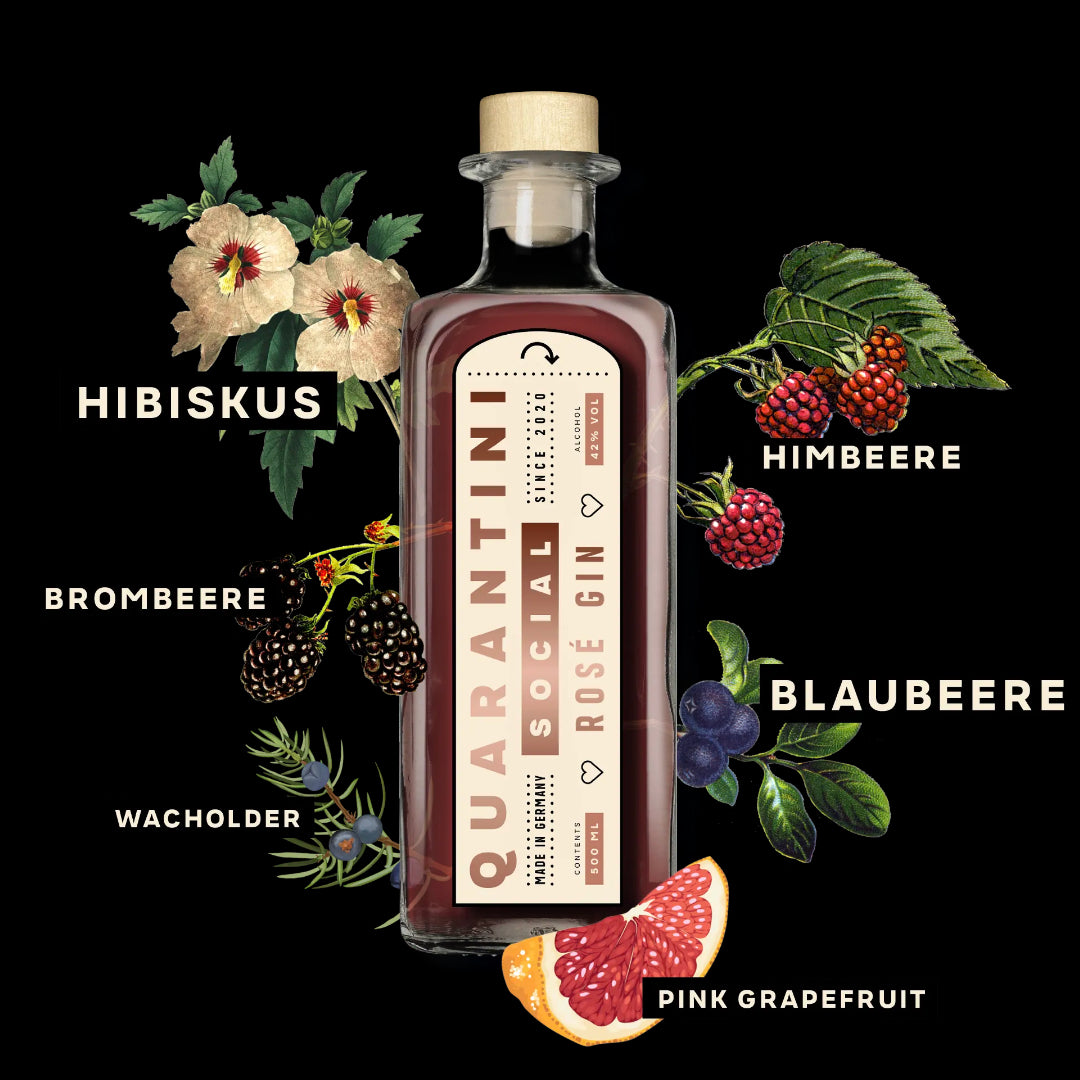 Quarantini „Rosé Gin“
