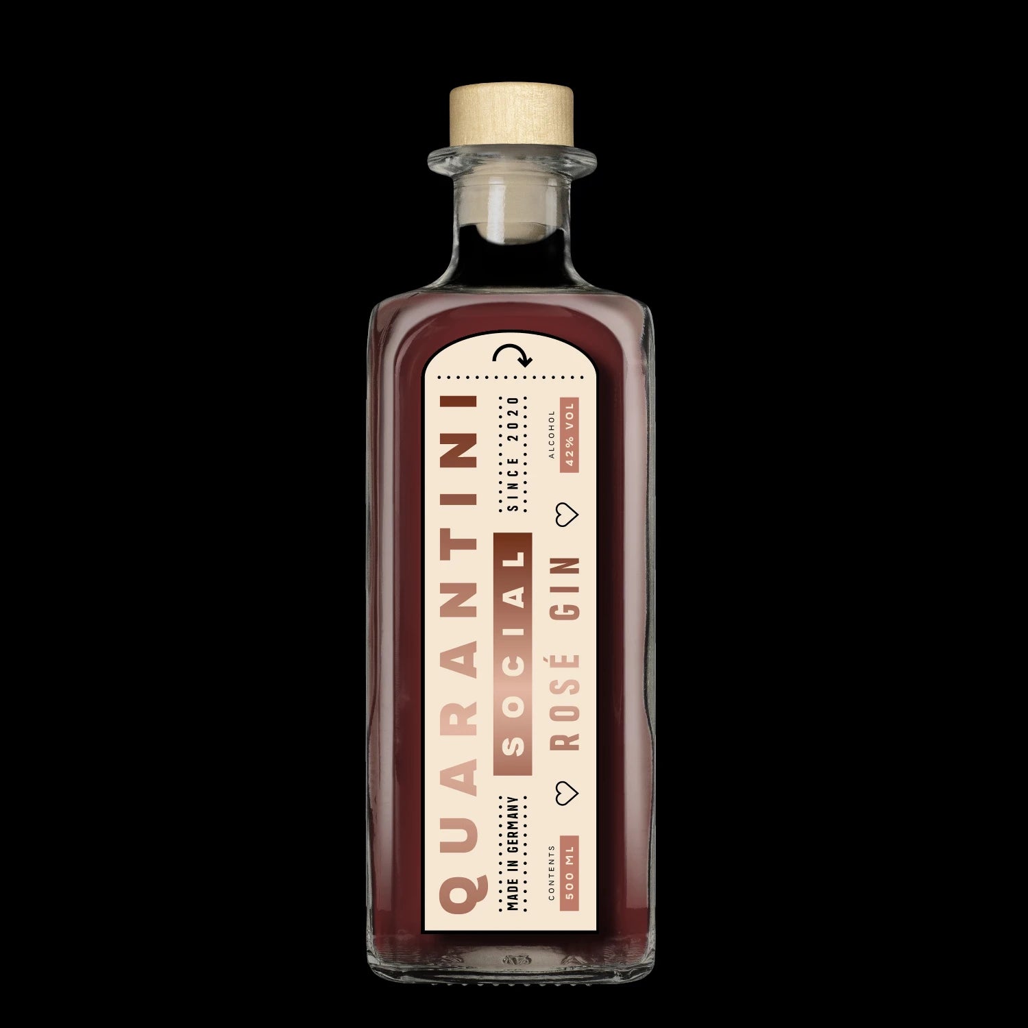 Quarantini „Rosé Gin“