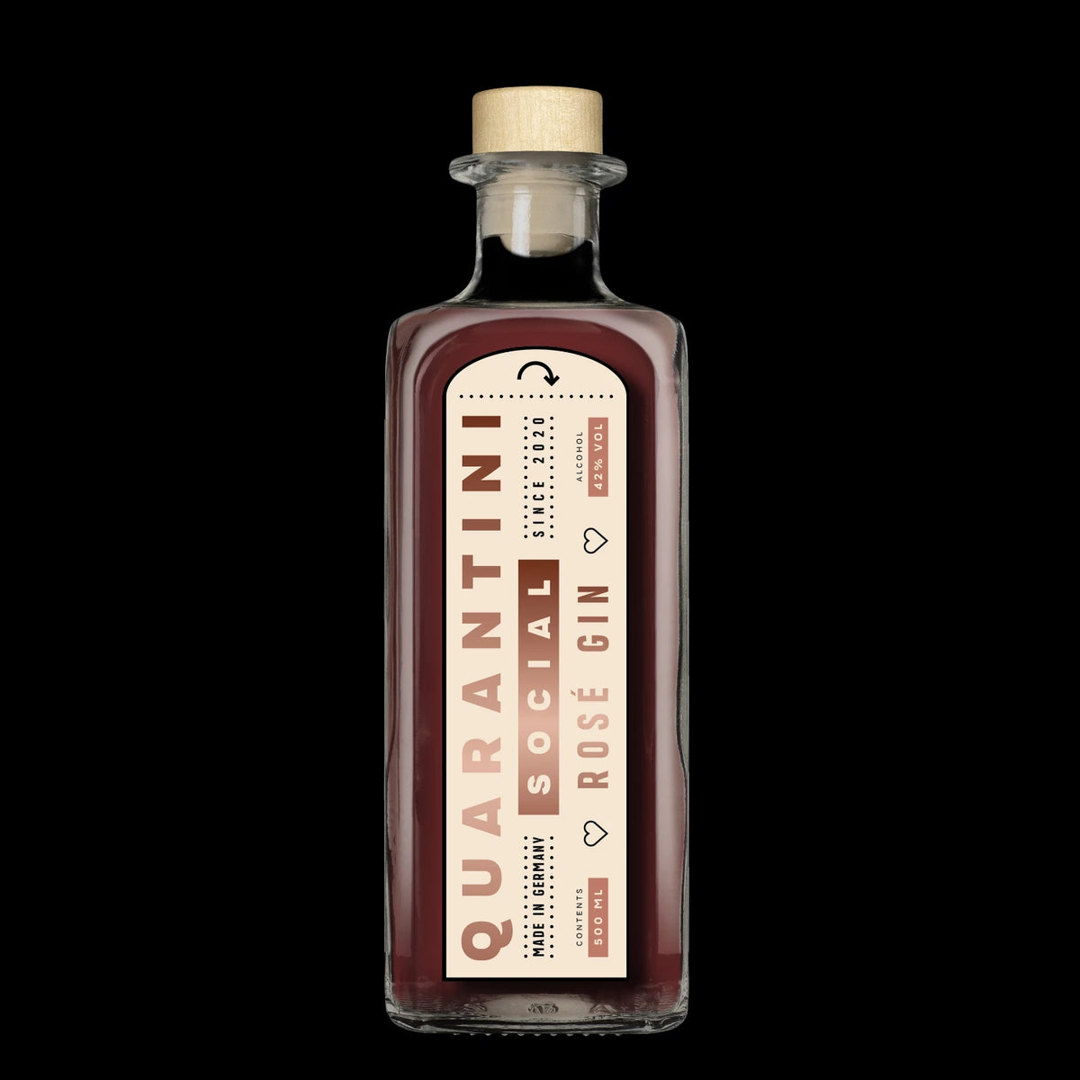 Quarantini „Rosé Gin“