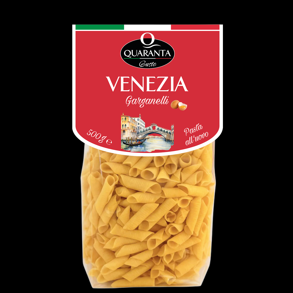 Quaranta Pasta „Venezia“ Garganelli All'Uovo
