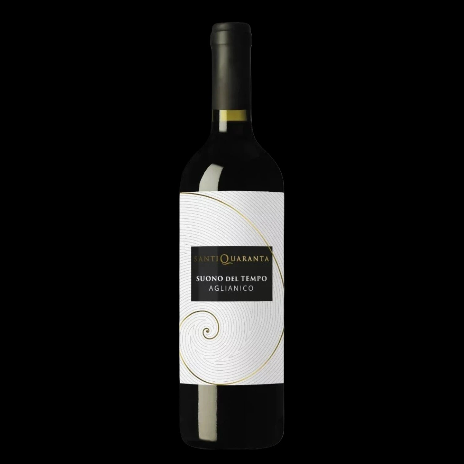 Eine Flasche Aglianico Campania IGT – Rotwein aus Sannio Benevento, Kampanien von Santiquaranta