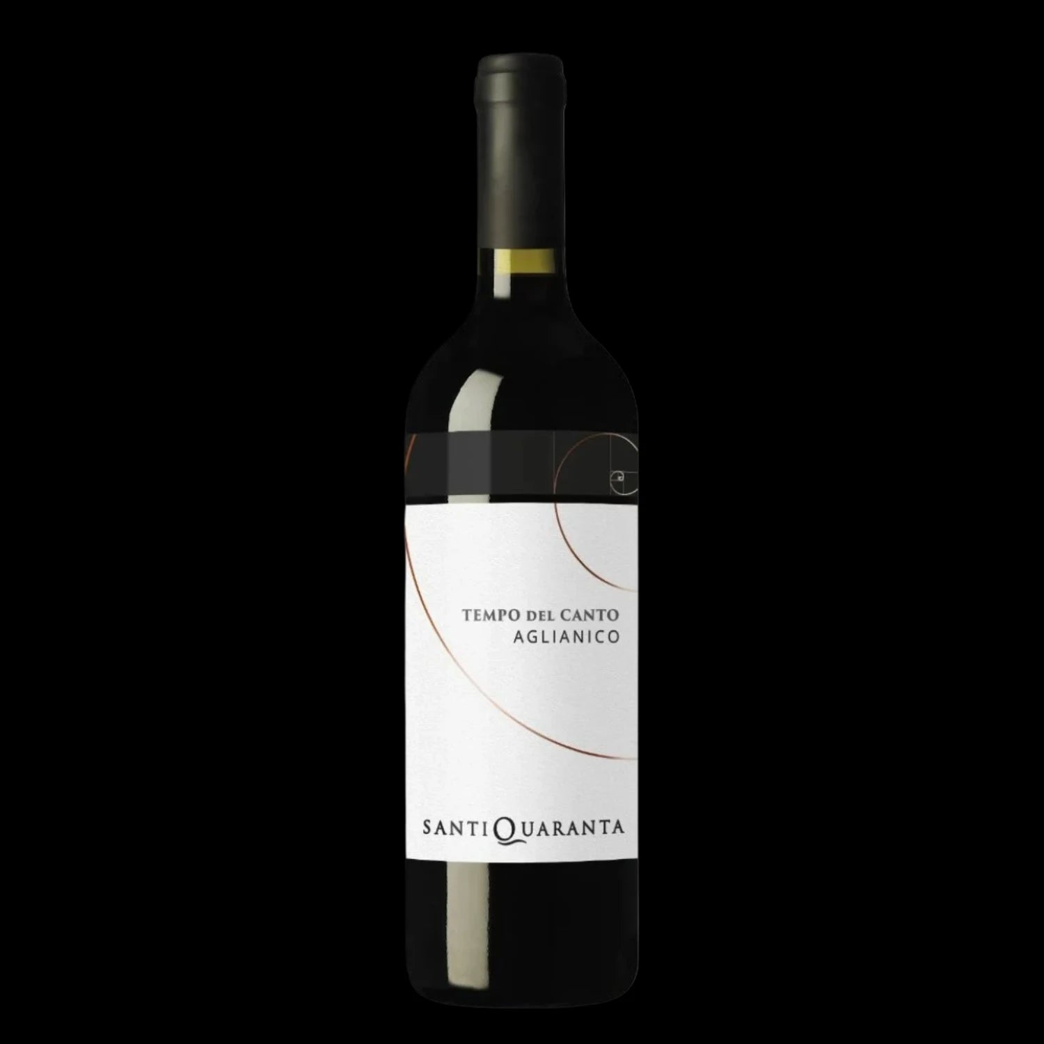 Eine Flasche Aglianico del Taburno DOCG – Rotwein aus Sannio Benevento, Kampanien von Santiquaranta